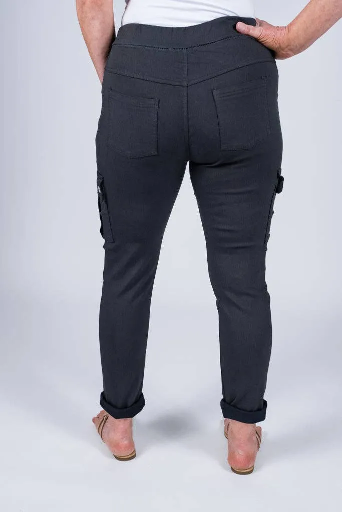 Premium Ashley Cargo Pant w/Back Pockets