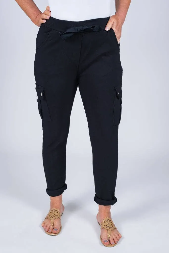 Premium Ashley Cargo Pant w/Back Pockets
