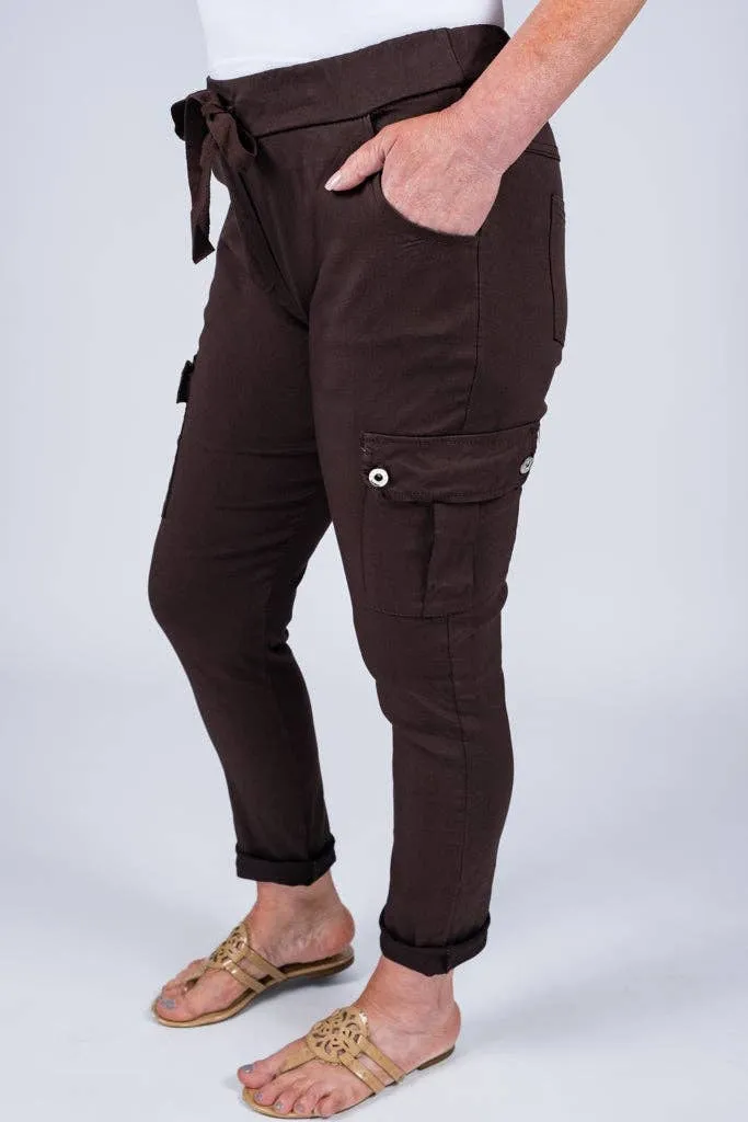 Premium Ashley Cargo Pant w/Back Pockets