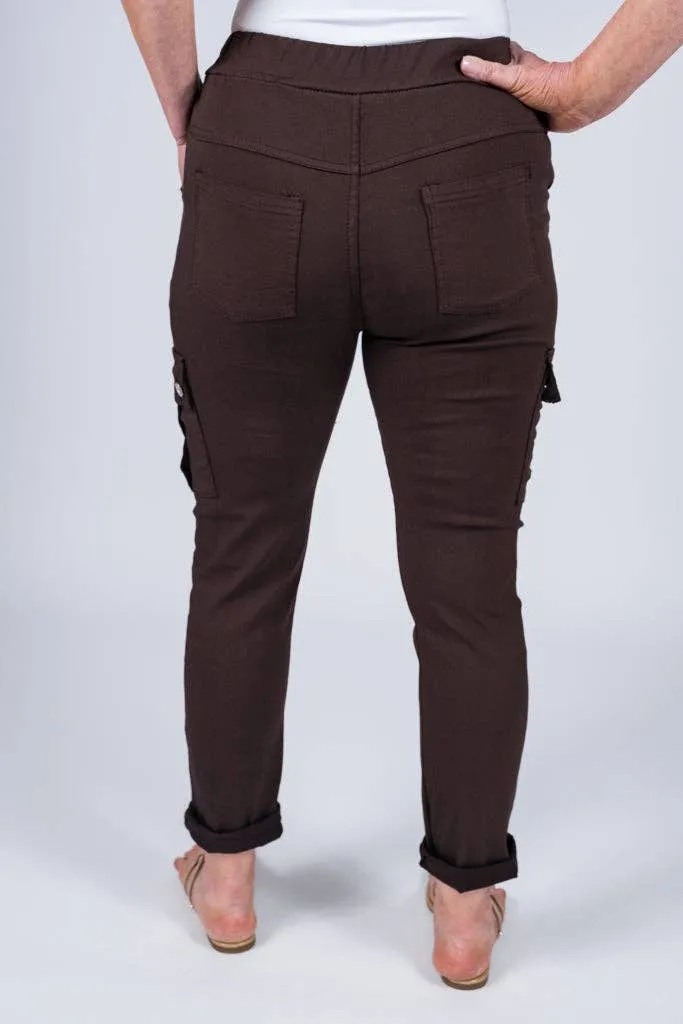 Premium Ashley Cargo Pant w/Back Pockets