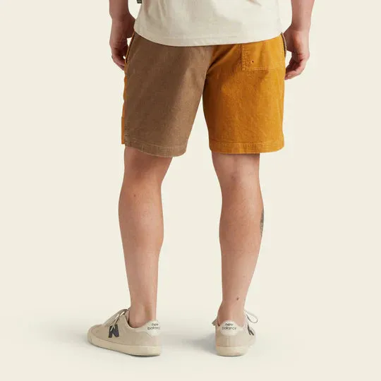 Pressure Drop Cord Shorts in Bark/Dijon