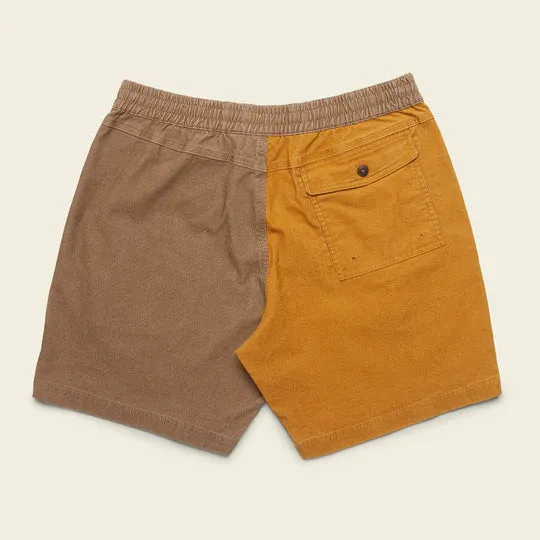 Pressure Drop Cord Shorts in Bark/Dijon