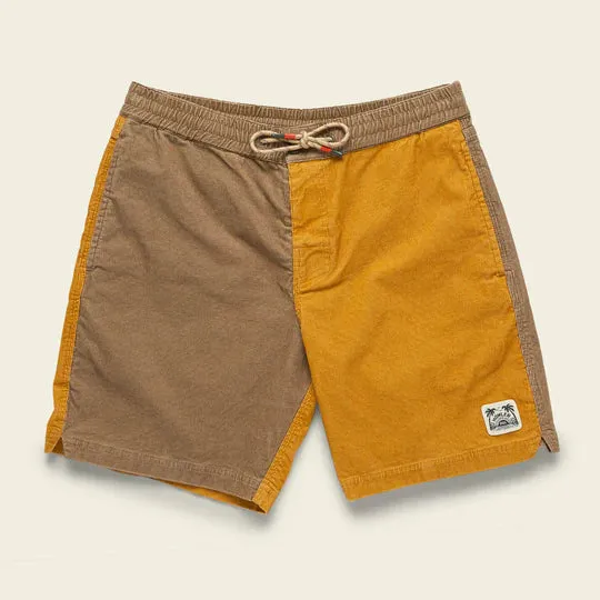 Pressure Drop Cord Shorts in Bark/Dijon