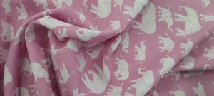 Printed Mini Matt White & Pink