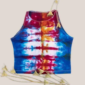 Prism Tie Dye Crop Top