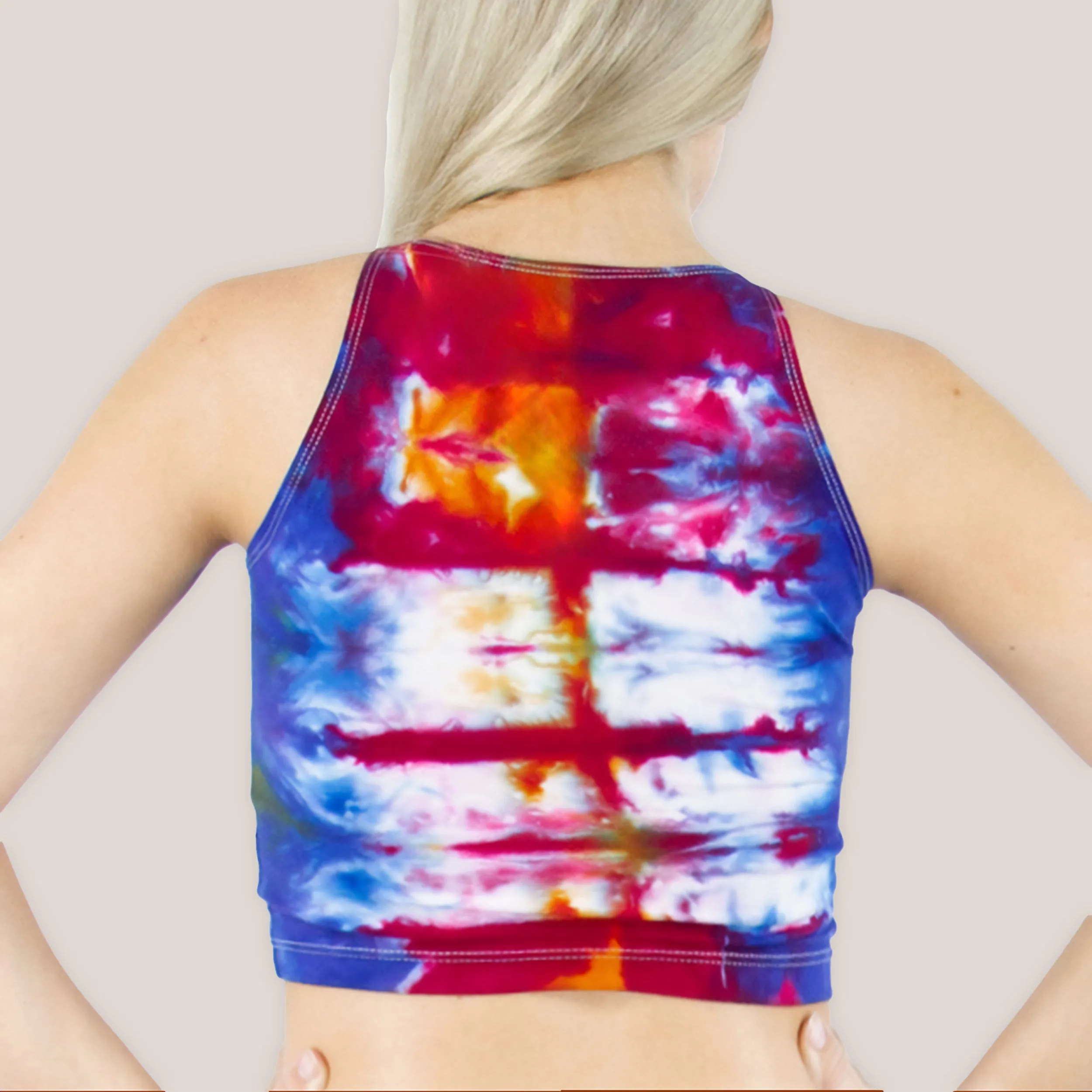 Prism Tie Dye Crop Top