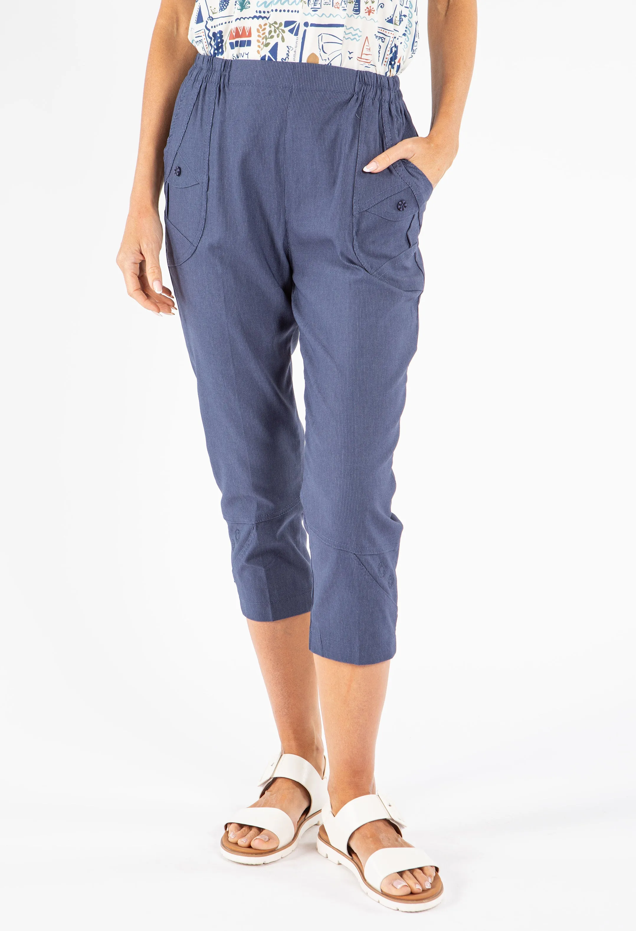 Pull On Capris