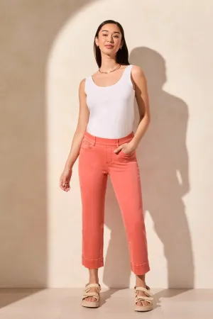 Pull-On Kick Flare Capri