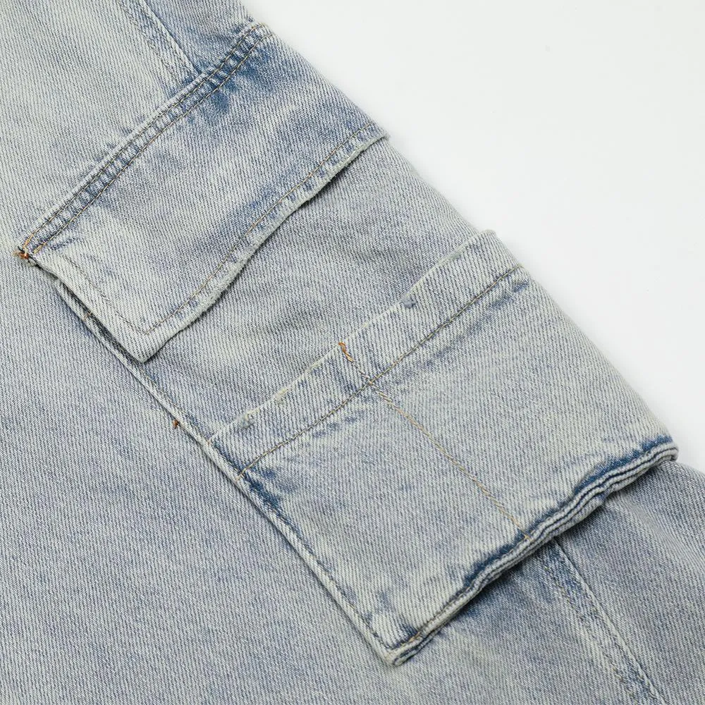 Punk Denim Cargo Pants