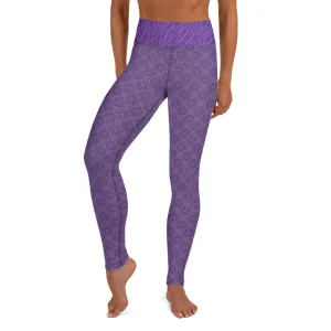 Purple Zebra - Yoga Leggings