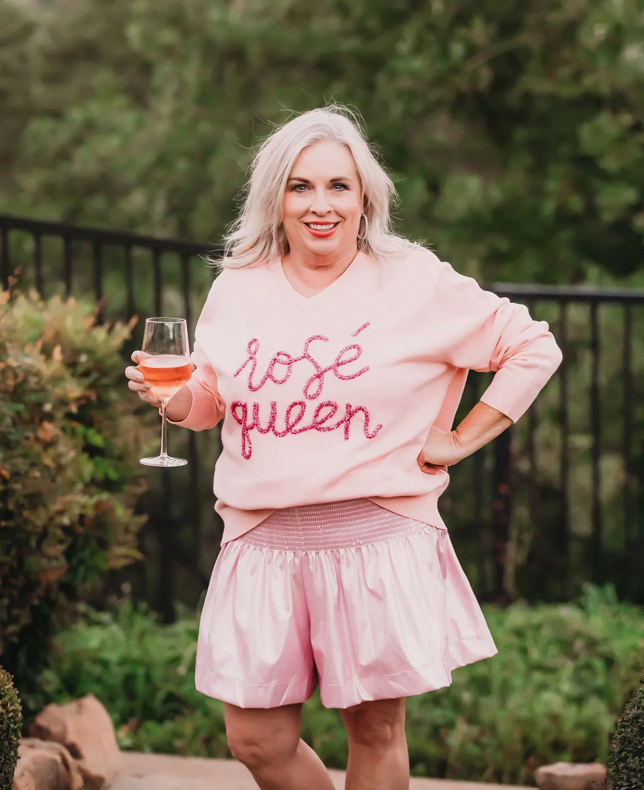 Queen of Sparkles Rose' Queen Sweater