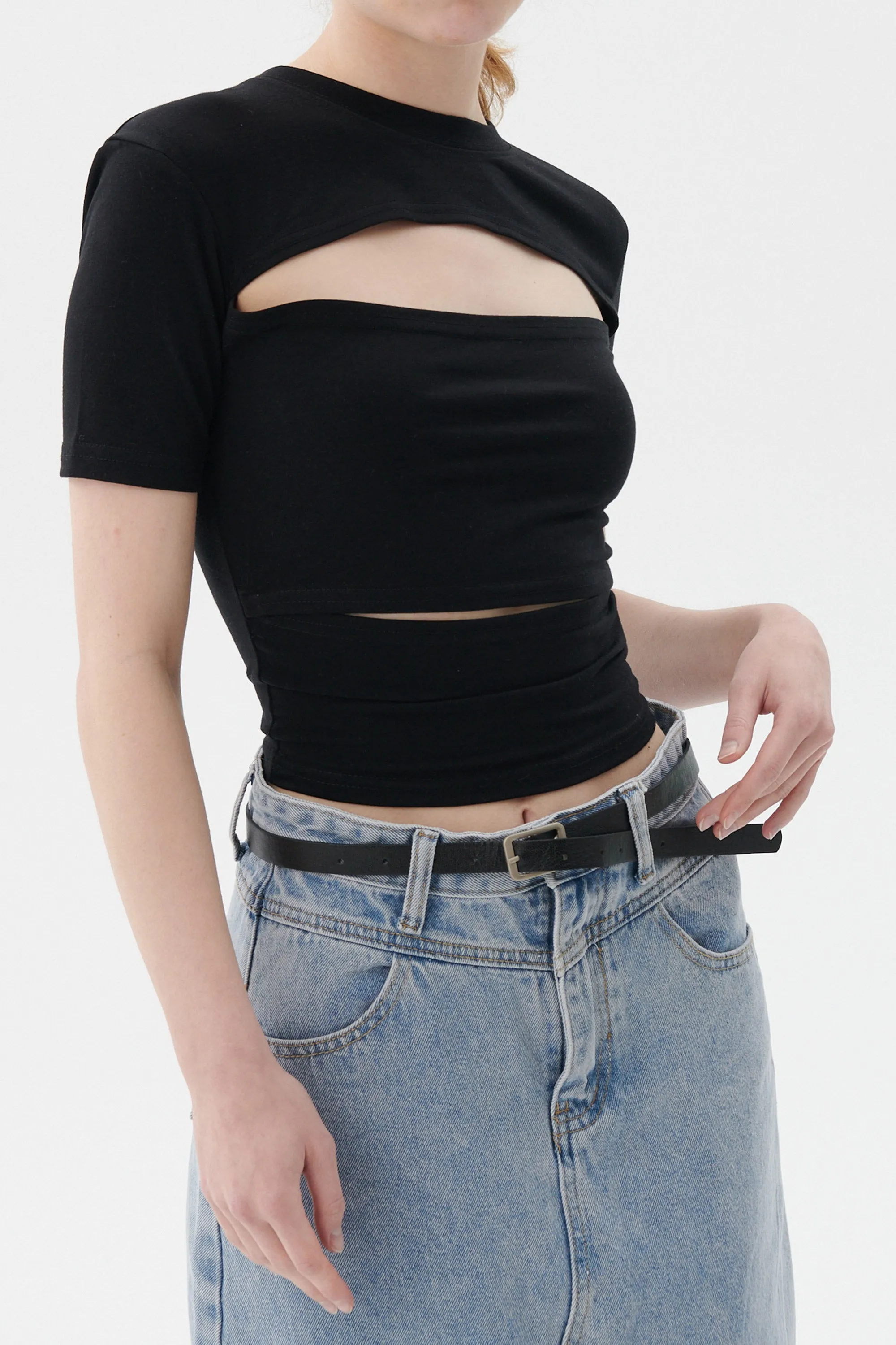 Quinn Cutout Top