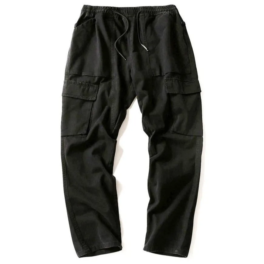 "CGD" Pantalon Cargo Coupe Droite Vert Streetwear - URB1™