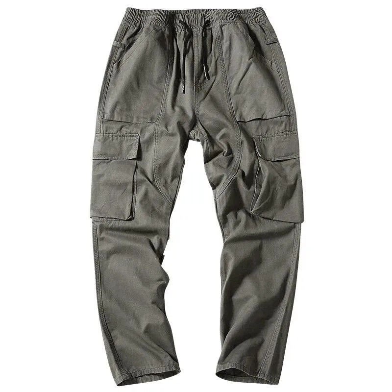 "CGD" Pantalon Cargo Coupe Droite Vert Streetwear - URB1™