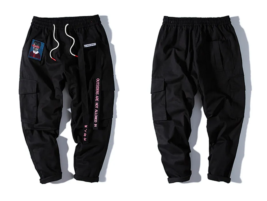 "COURSEMYS" PANTALON CARGO VERT STREETWEAR - URB1™