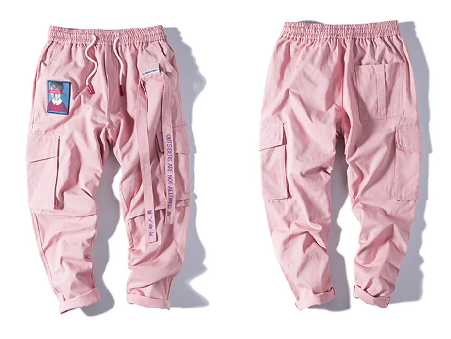 "COURSEMYS" PANTALON CARGO VERT STREETWEAR - URB1™