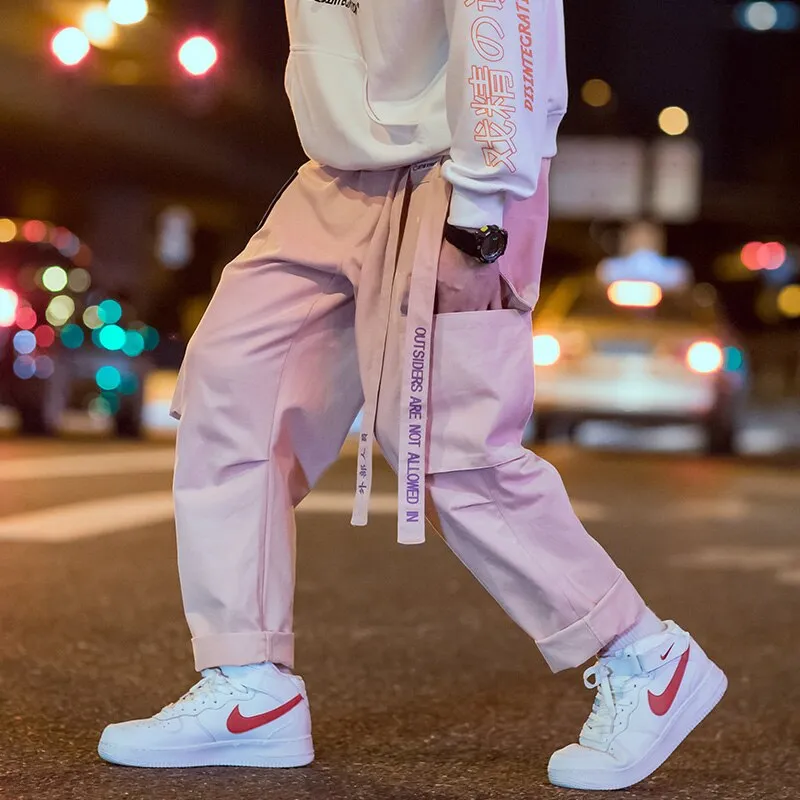 "COURSEMYS" PANTALON CARGO VERT STREETWEAR - URB1™
