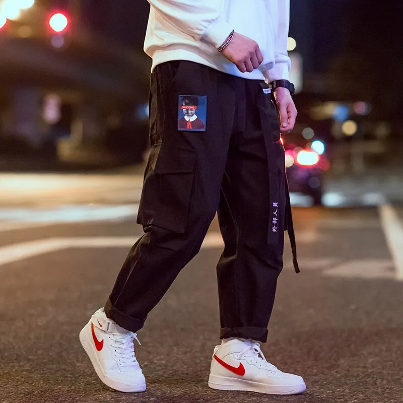 "COURSEMYS" PANTALON CARGO VERT STREETWEAR - URB1™