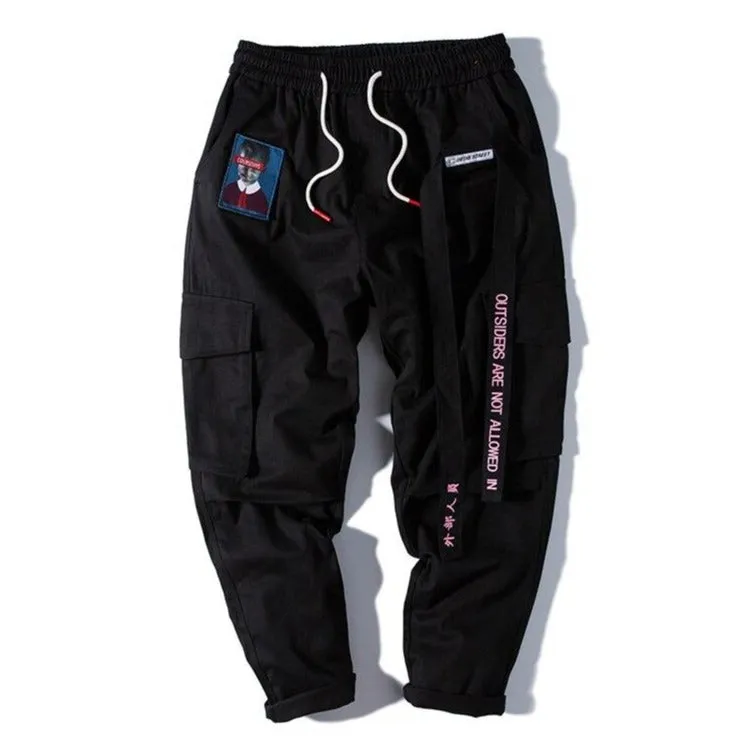 "COURSEMYS" PANTALON CARGO VERT STREETWEAR - URB1™