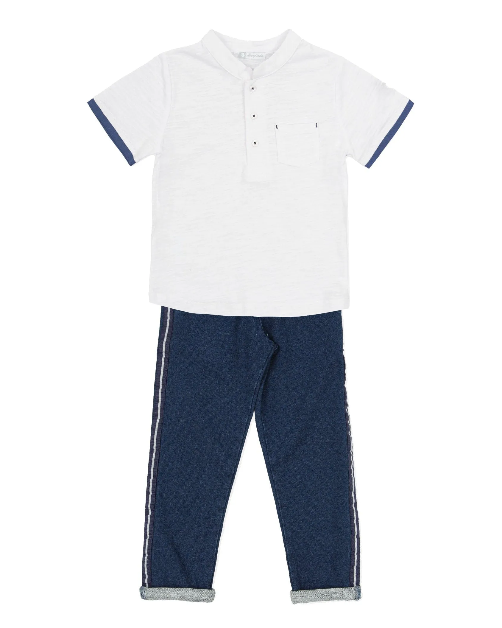 "Matthew" T-Shirt & Denim Joggers