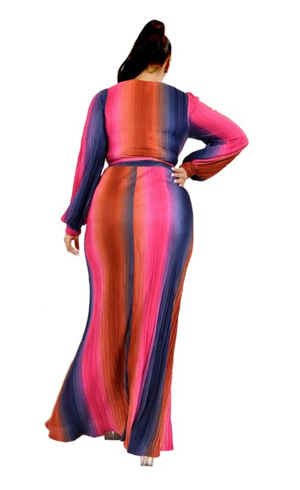 "Starburst" Two Piece-Skirt Set (Regular & Plus Size)