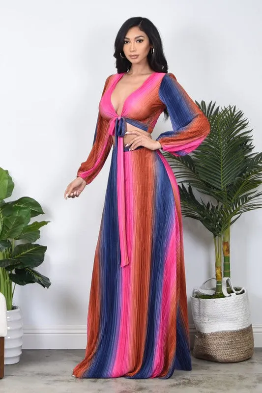 "Starburst" Two Piece-Skirt Set (Regular & Plus Size)