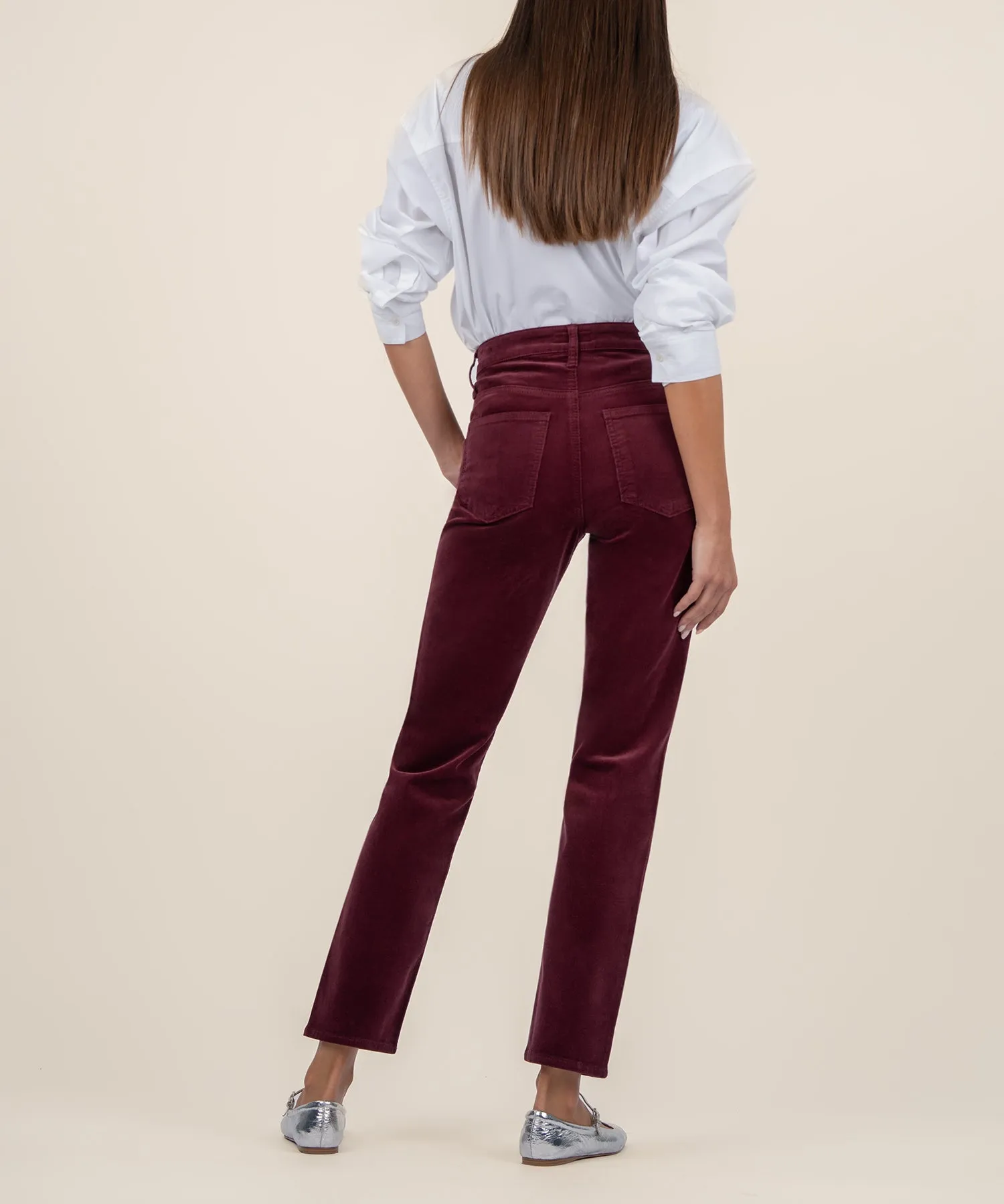 Rachael Petite Corduroy Mom Jean - FINAL SALE