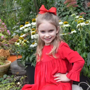 Red Corduroy Dress