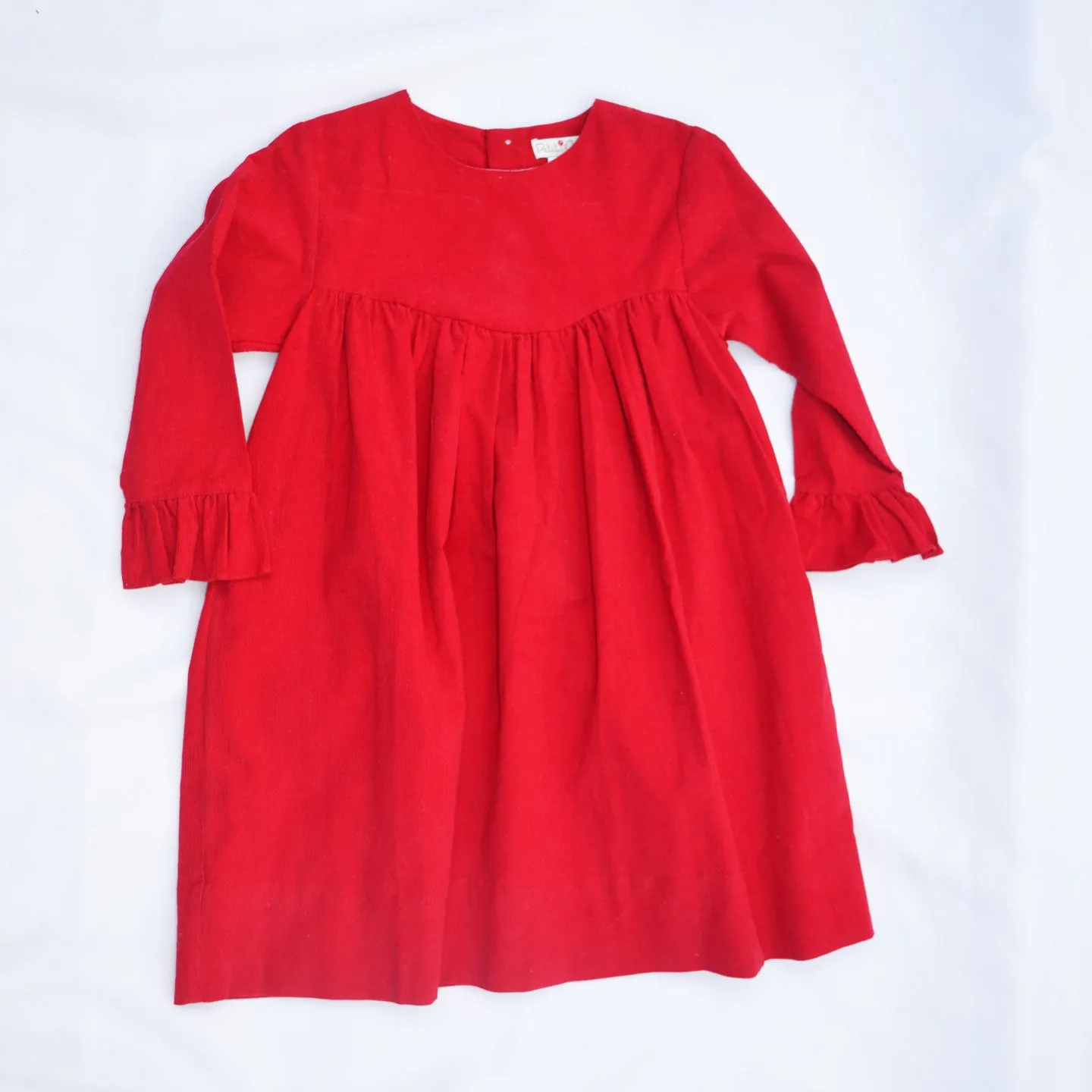 Red Corduroy Dress