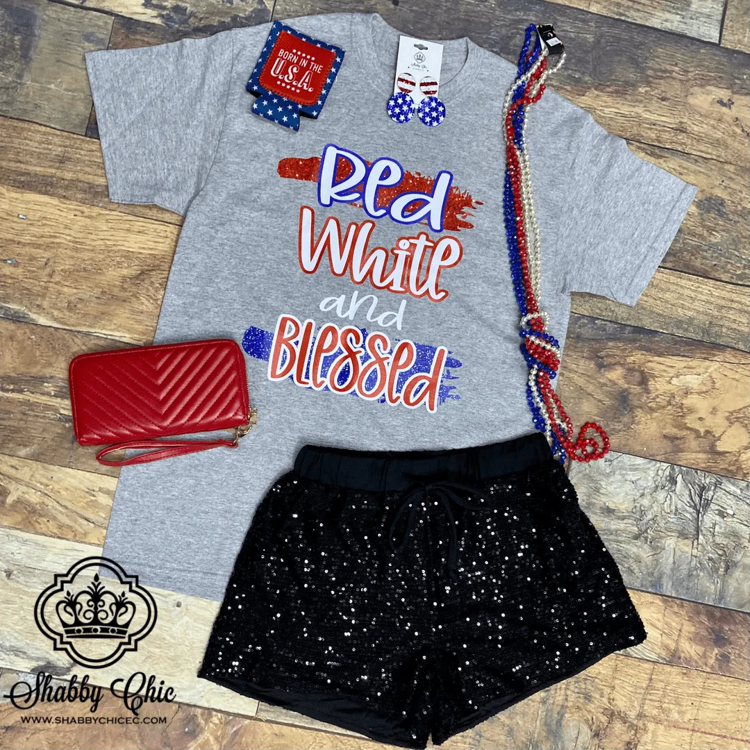 Red White and Blessed Tee