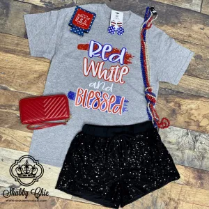 Red White and Blessed Tee