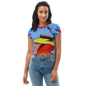 Relax Go To IT! AOP Crop Top