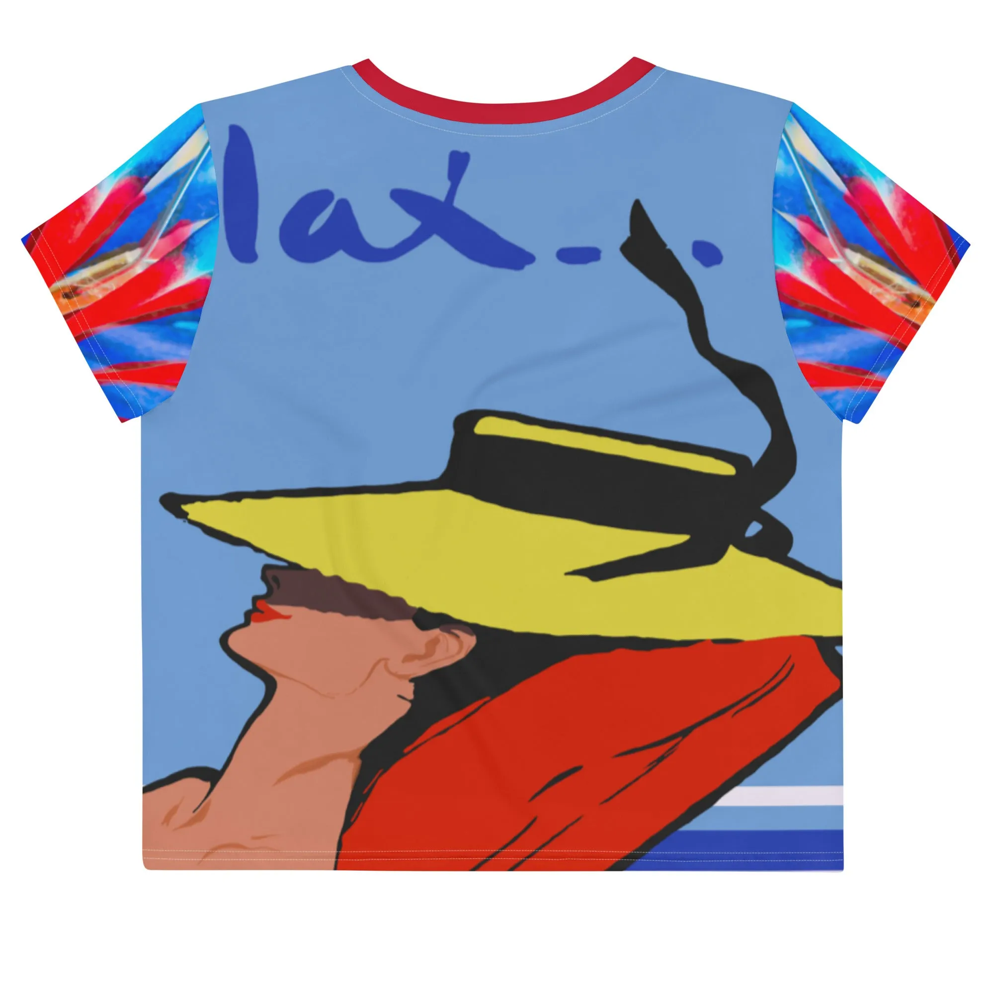 Relax Go To IT! AOP Crop Top