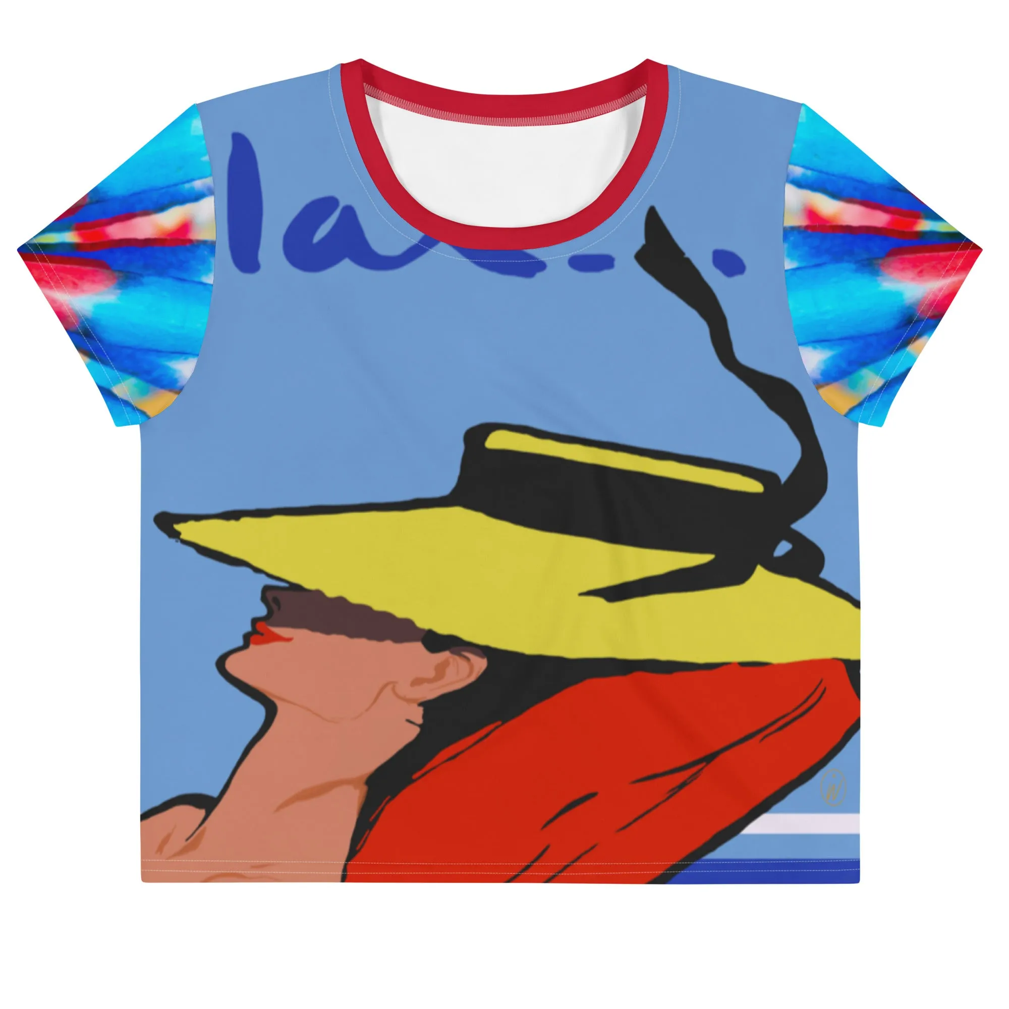 Relax Go To IT! AOP Crop Top
