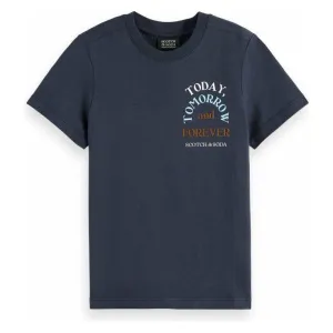 Relaxed-Fit Chest Artwork Tee - Night