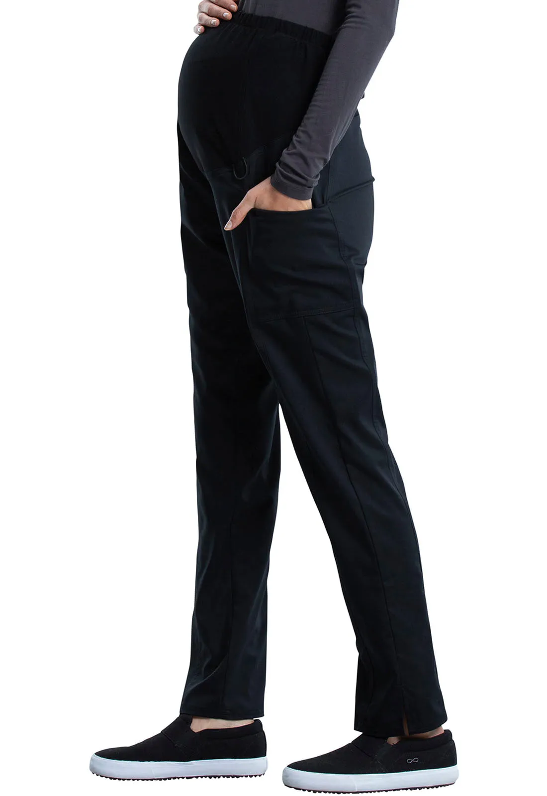 Revolution WW155 Maternity Straight Leg Pants Black
