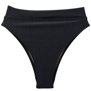 Ribbed Black Blake Bottom