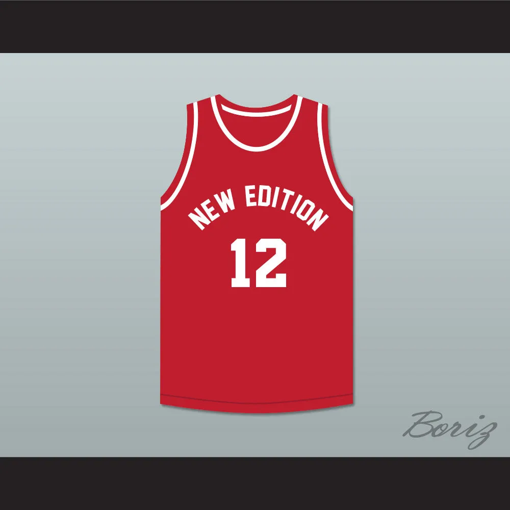 Ricky Bell 12 New Edition Red Basketball Jersey