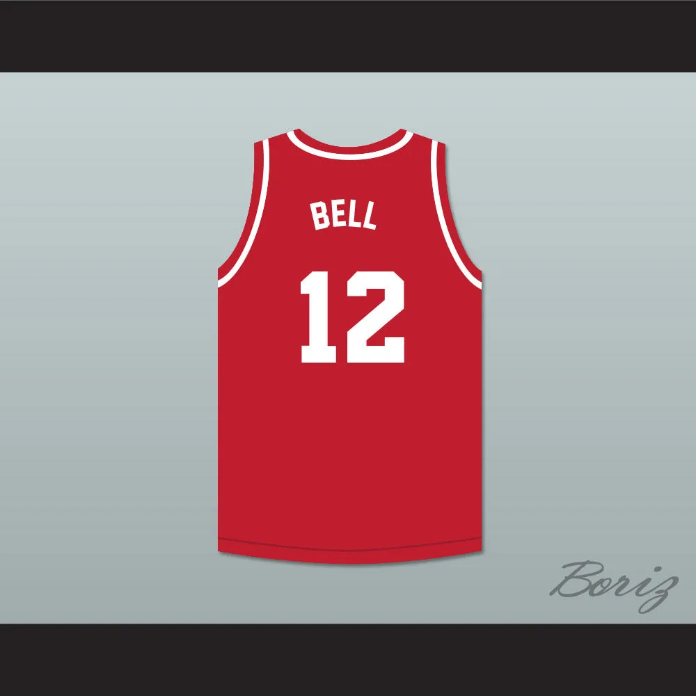 Ricky Bell 12 New Edition Red Basketball Jersey