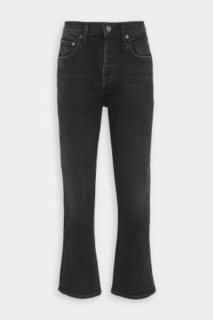 Riley High Rise Straight Crop Jean in Panoramic