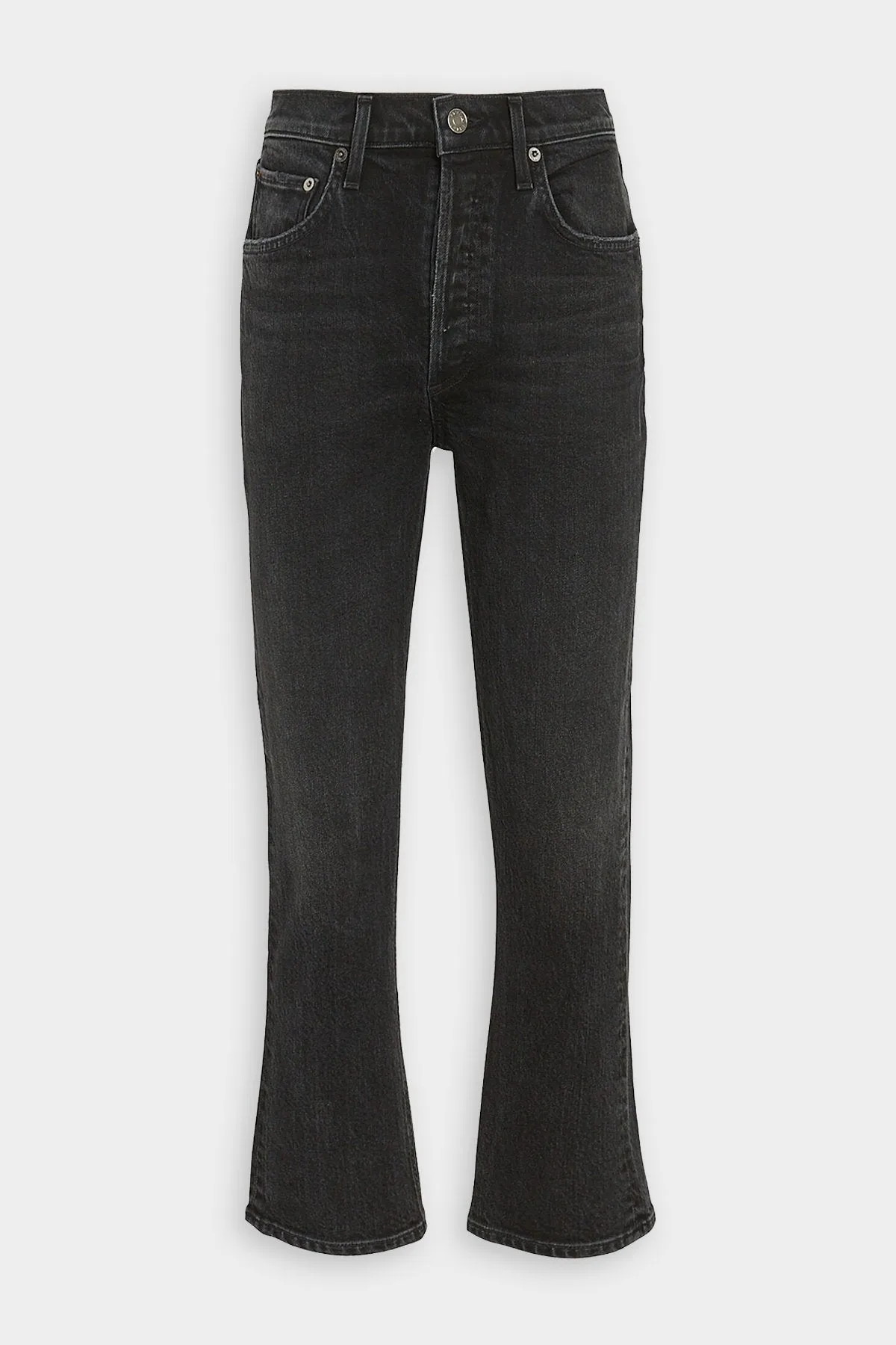 Riley High Rise Straight Crop Jean in Panoramic