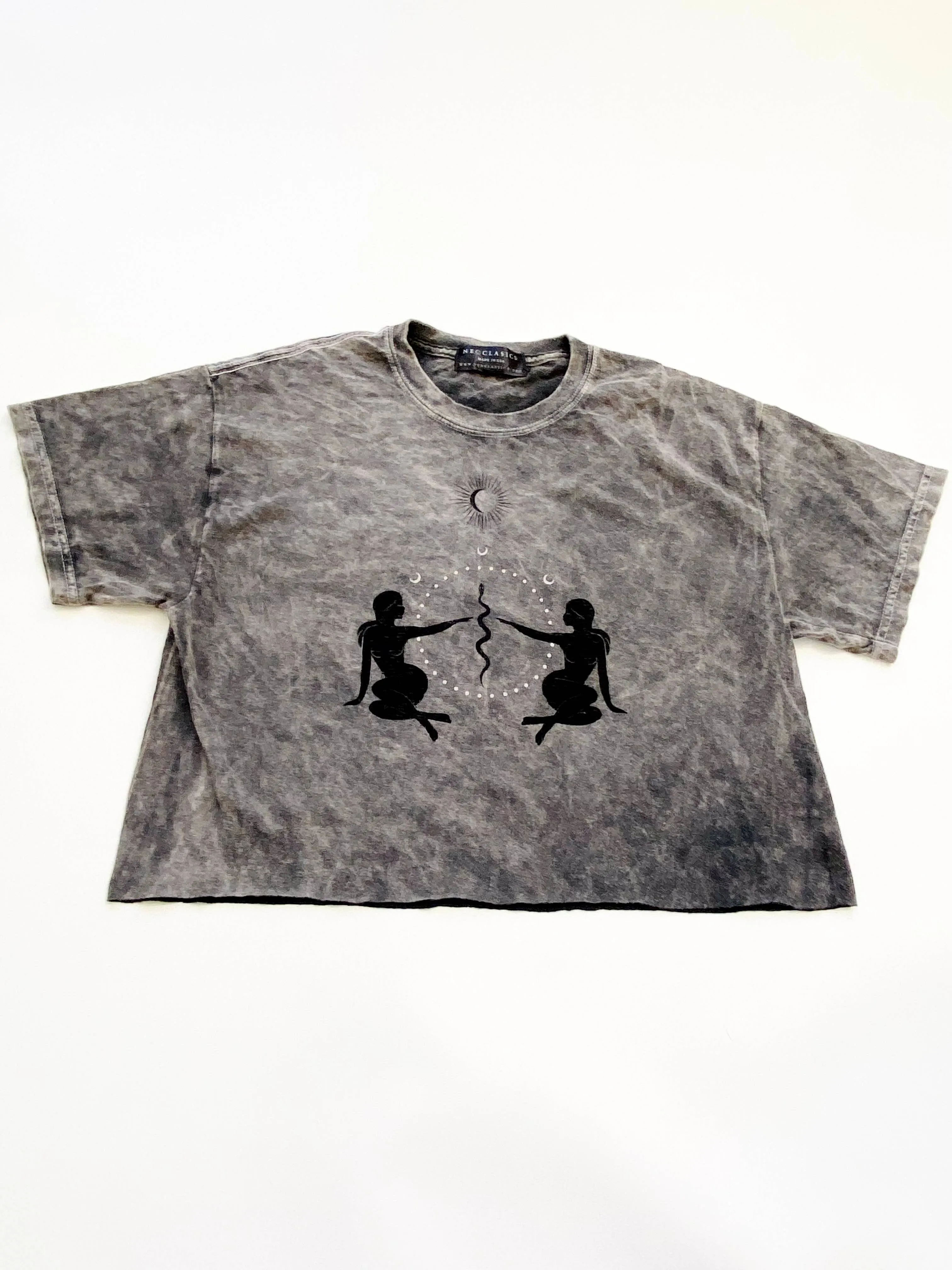 Rise Mid-Crop Washed T-Shirt (Size M)