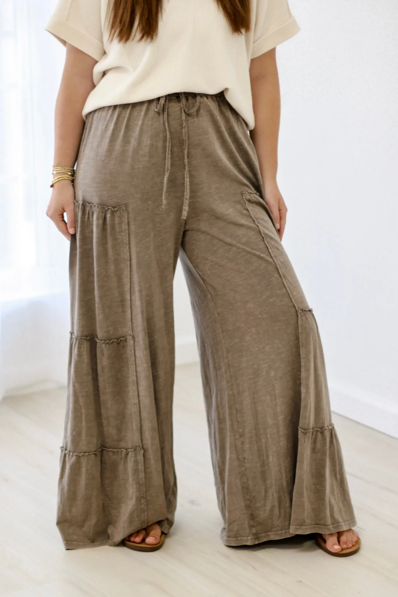 Risking It All Wide Leg Pants
