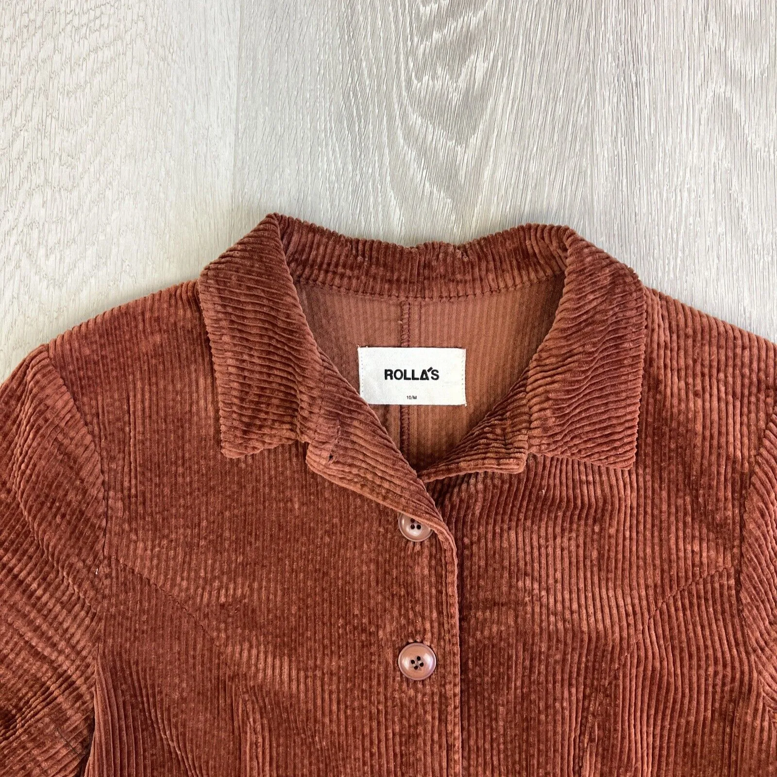 Rolla's Womens Brown Corduroy Dress Size 10/M