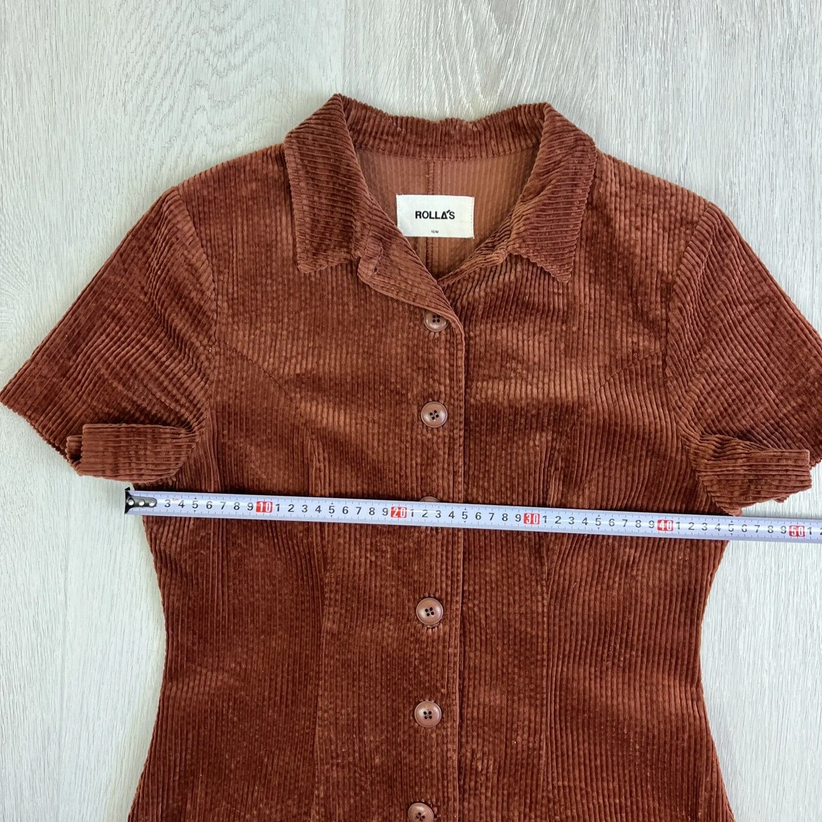 Rolla's Womens Brown Corduroy Dress Size 10/M