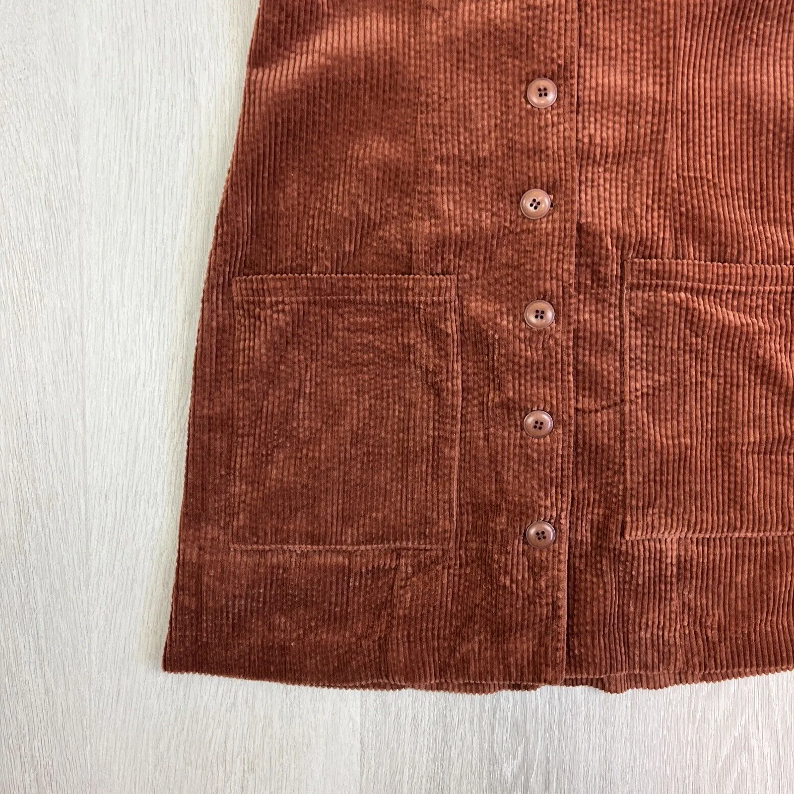Rolla's Womens Brown Corduroy Dress Size 10/M