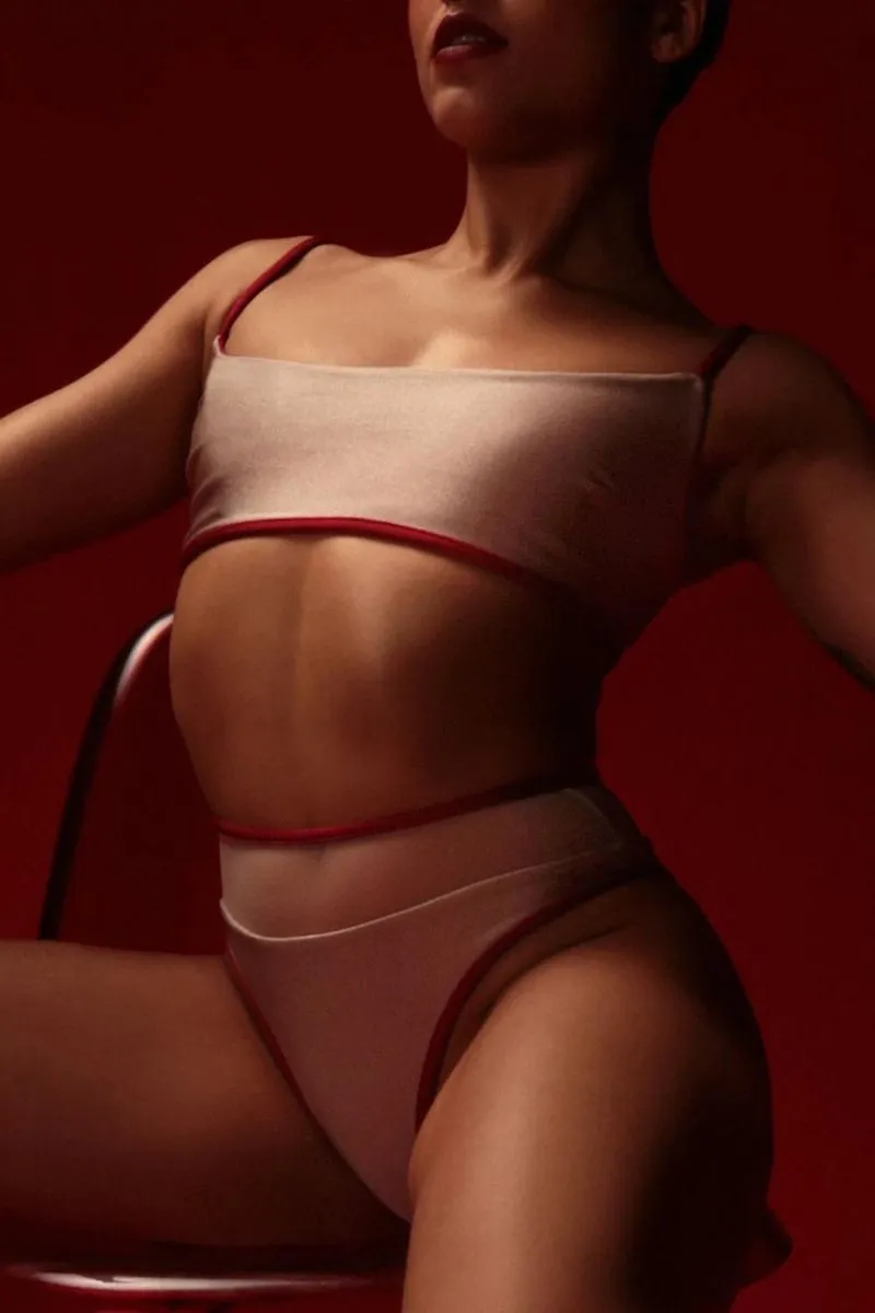 Rolling Vento Reversible Bottoms - Rouge/Beige