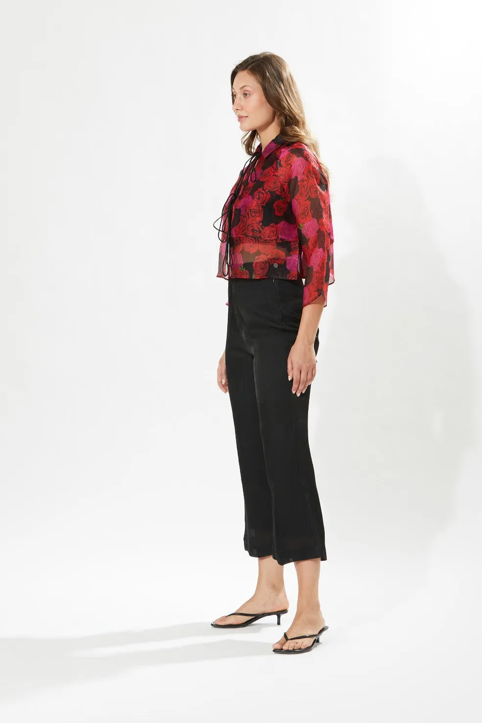 Rosa tie-up jacket and pant set