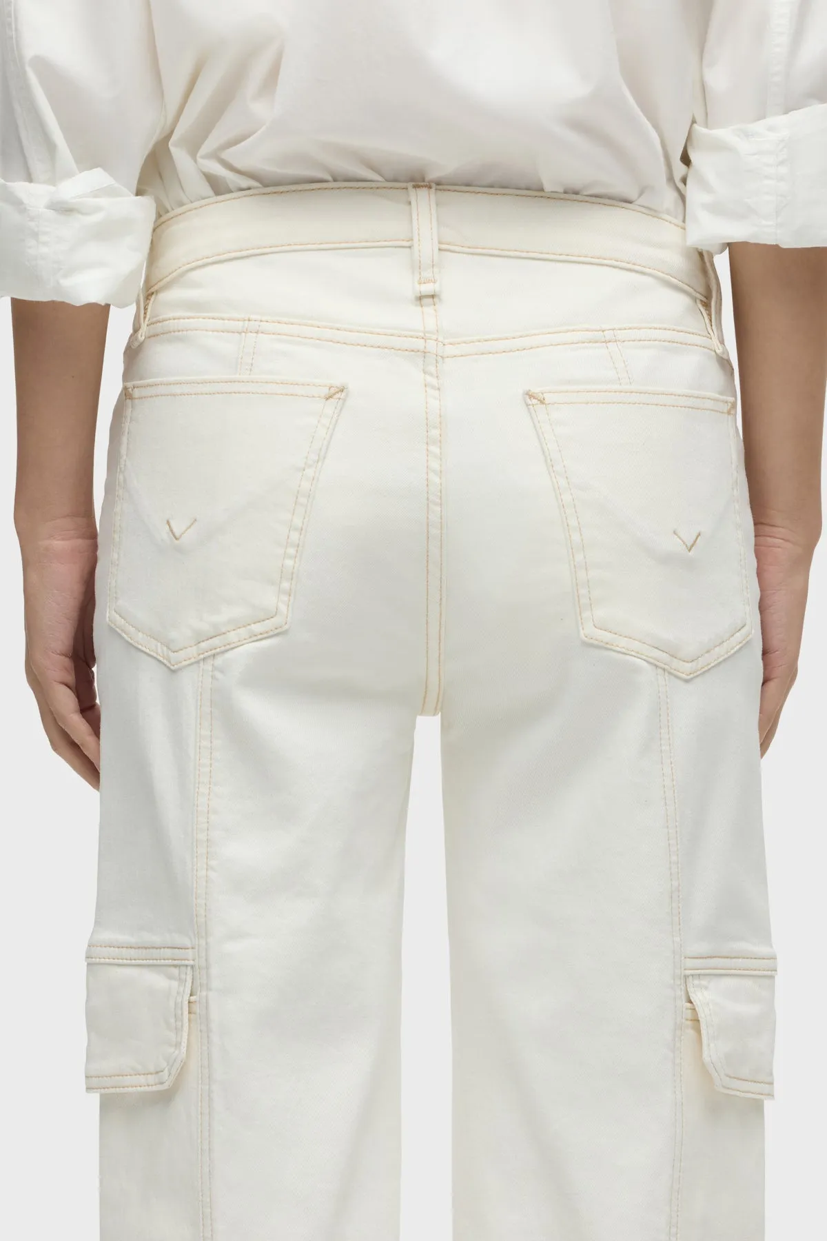 Rosie High-Rise Seamed Cargo Jean