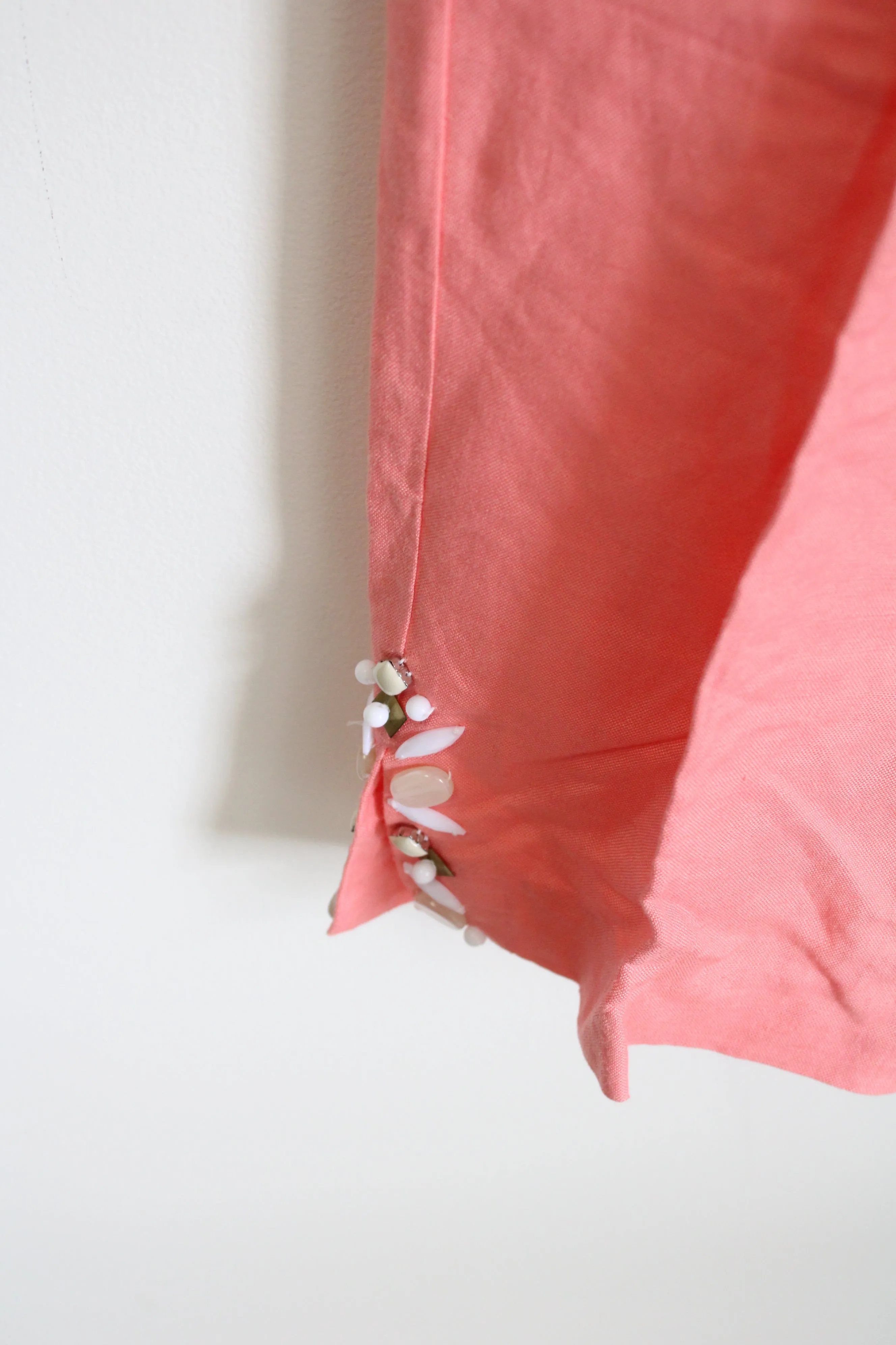 Ruby Rd. Pink Linen Blend Capri | 10